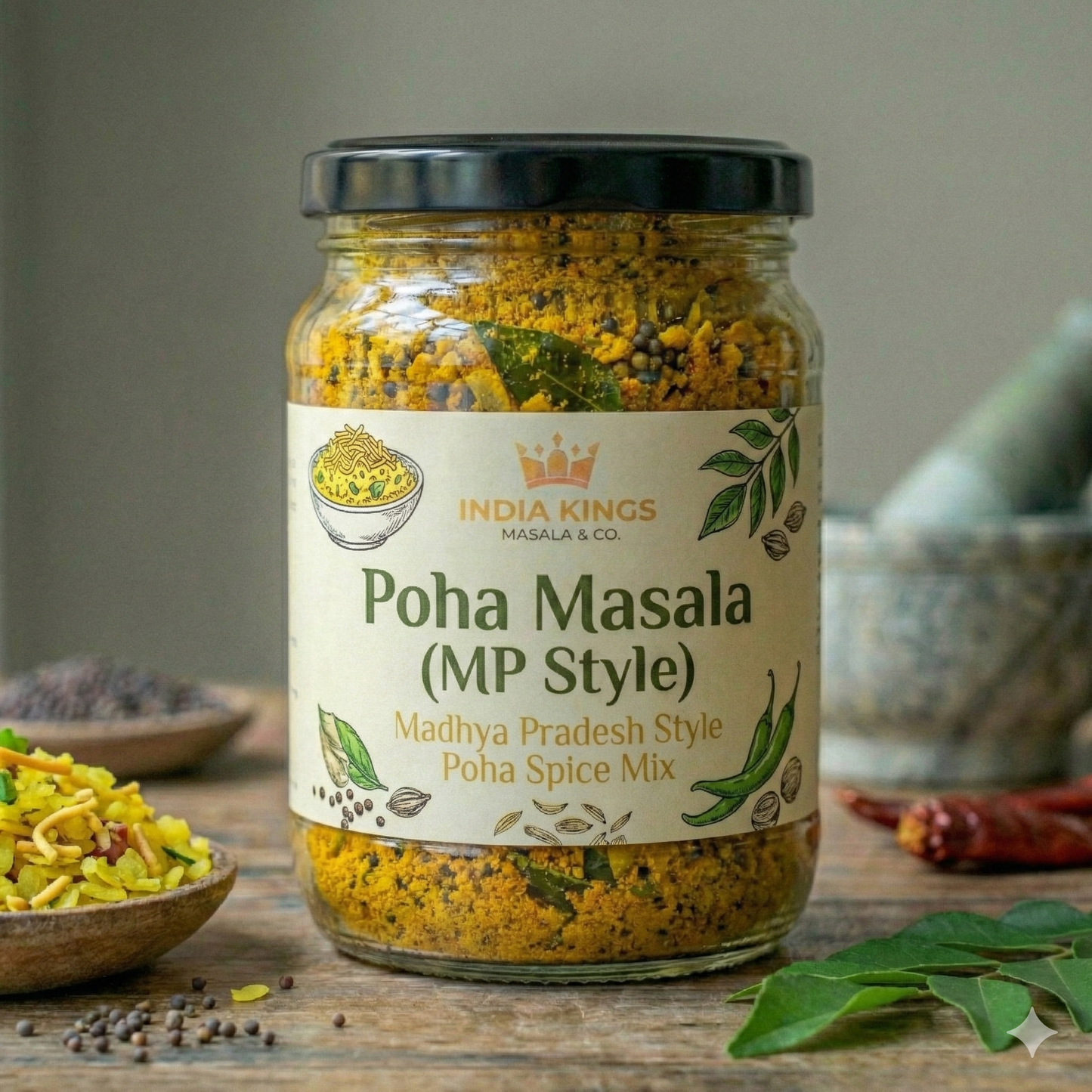 Poha Masala (MP Style) | Authentic Madhya Pradesh Poha Spice Mix